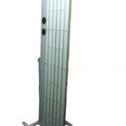 Metallic canopy is a full height unit and contains 5 Philips TL01 tubes